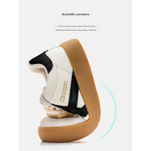 KAPPA KIDS Low-Top Skateboard Shoes White Black Kids'