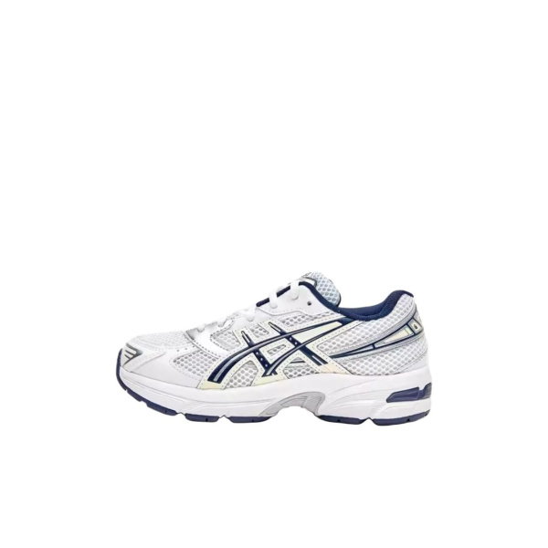 Asics Гель 1130 Детская повседневная обувь Низкий верх Белый и синий цвет Kids
