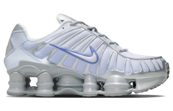 NIKE Shox TL Series Беговые кроссовки Низкие Серебряные Женские