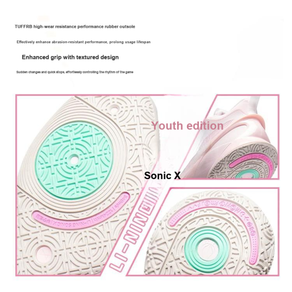 LINING Sonic 10 Youth Edition Детские баскетбольные кроссовки MID Топ Унисекс