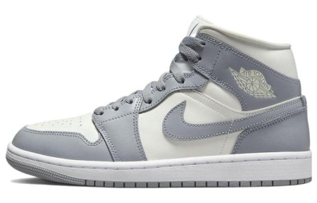 Jordan Air Jordan 1 Винтажные баскетбольные кроссовки MID Топ Женские