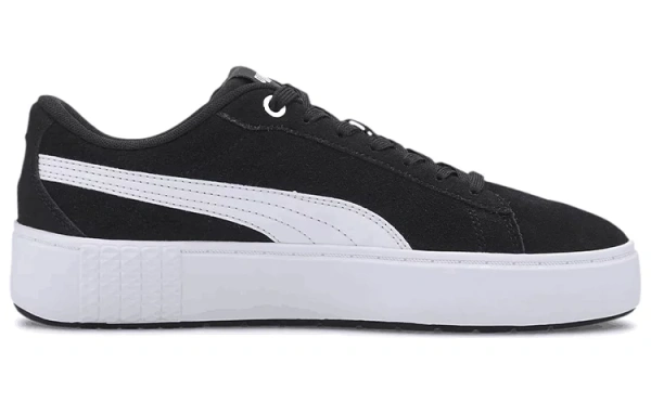 PUMA Smash Platform V2 Suede 'Black White' Women's