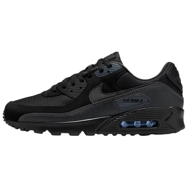 Nike Air Max 90 Anti Slip Wear Resistant Low Top Casual Running Shoes Unisex Black