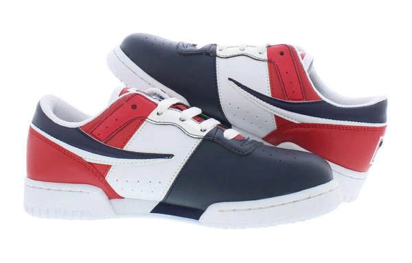 FILA KIDS Original Fitness Anti-Slip Wear-Resistant Kids Lifestyle Shoes White Red Kids'