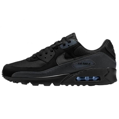 Nike Air Max 90 Anti Slip Wear Resistant Low Top Casual Running Shoes Unisex Black