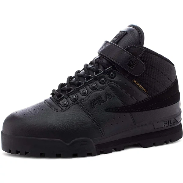 FILA F 13 Weather Tech Slip Resistant Warm Mid Top Casual Shoes Men's Black