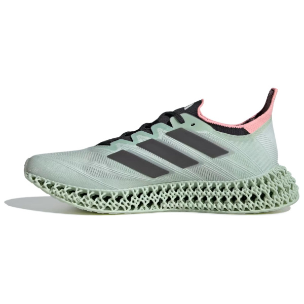 Adidas 4DFWD 4 Беговые кроссовки Низкие Топовые Льняной зеленый/Углеродное волокно/Розовый Искра Мужские
