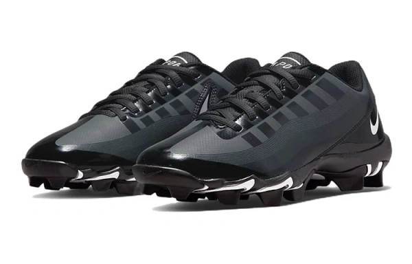 Nike Vapor Edge Shark Anti Slip Wear Resistant Low Top Kids' Soccer Shoes Black Kids'