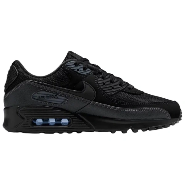 Nike Air Max 90 Anti Slip Wear Resistant Low Top Casual Running Shoes Unisex Black
