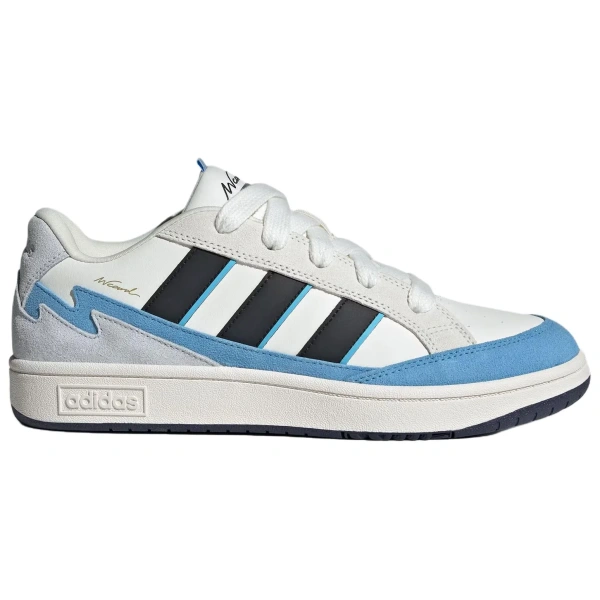Adidas WCARD ADV Abrasion Resistant Low Top Skateboard Shoes Unisex White Blue