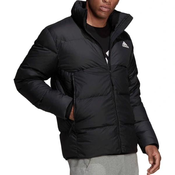 Adidas Down Jacket Unisex Black Comes With Necklace