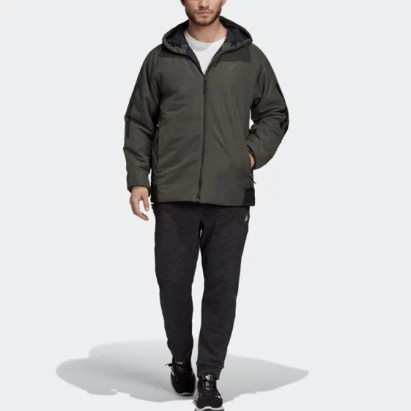 Adidas Puffer Jackets Men Deep Earthy Brown