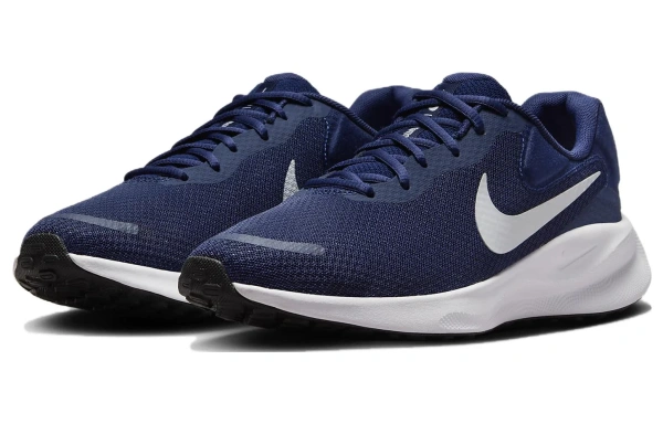 Nike Revolution 7 Midnight Navy Black White Pure Platinum