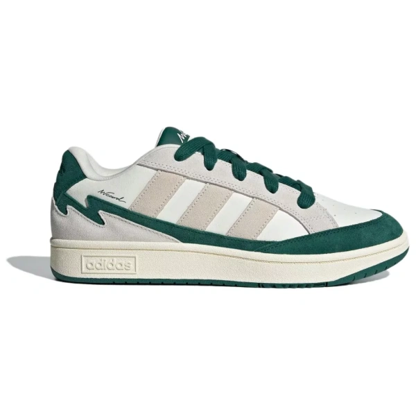 Adidas WCARD ADV Anti Slip Wear Resistant Low Top Skateboard Shoes Unisex Gray Green