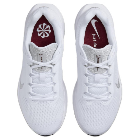 Nike Winflo 11 Устойчивый к истиранию Дышащий Низкий Топ Повседневные Тренировочные Беговые кроссовки Женские Белые