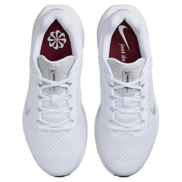 Nike Winflo 11 Устойчивый к истиранию Дышащий Низкий Топ Повседневные Тренировочные Беговые кроссовки Женские Белые