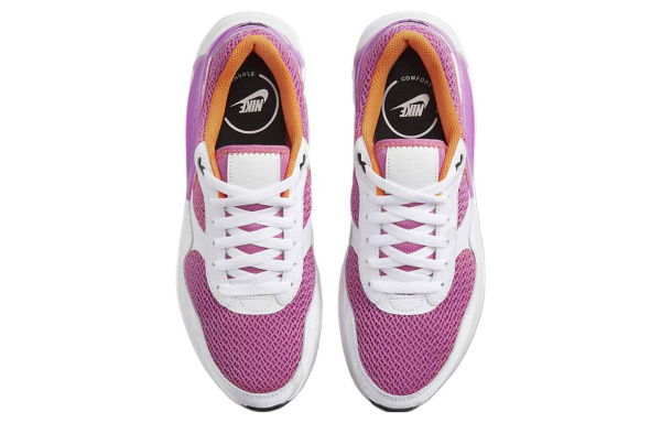 Nike Air Max SYSTM Low Топ Спортивная Повседневная Обувь Женская Розовая Белая