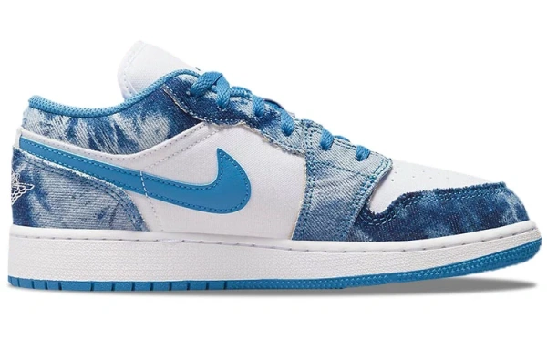 Jordan 1 Low Washed Denim GS