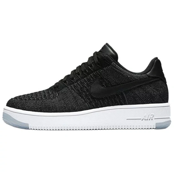 Nike Air Force 1 Anti Slip Wear Resistant Low Top Skateboard Shoes Women's Black White