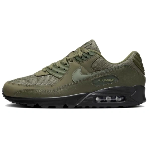 Nike Air Max 90 Anti Slip Wear Resistant Low Top Running Shoes Men's Green