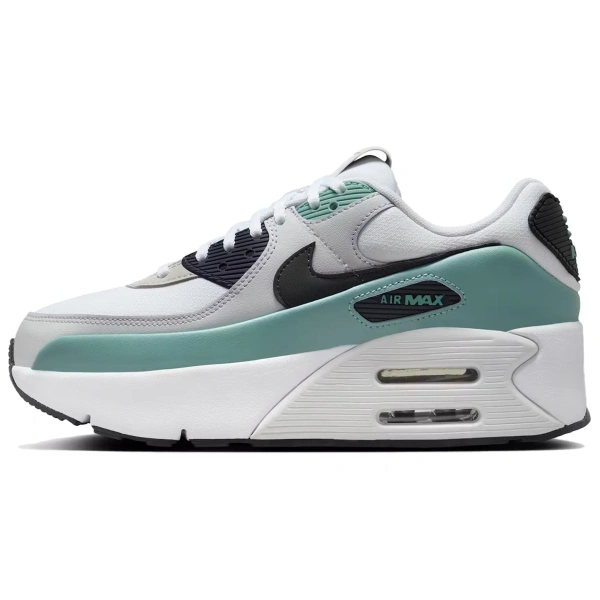 Nike Air Max 90 Abrasion Resistant Low Top Casual Shoes Women's White