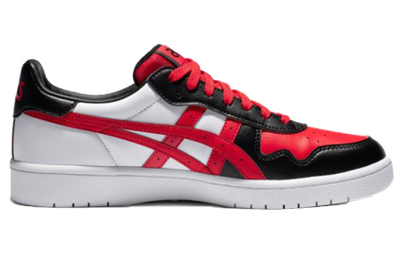 Asics JAPAN S Bukatsu Аbrasion Resistant Дышащий Легкий Низкий Топ Скейтборд Кроссовки Унисекс Белый Черный Красный