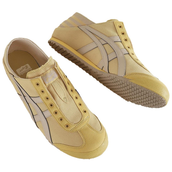 Onitsuka Tiger MEXICO 66 Повседневная обувь Низкий Верх Желтый Унисекс