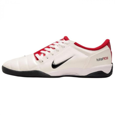 Nike Total 90 IIl Anti Slip Wear Resistant Soccer Shoes Unisex White Red