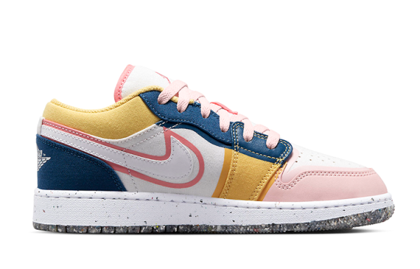 Jordan 1 Low SE Multi Canvas GS