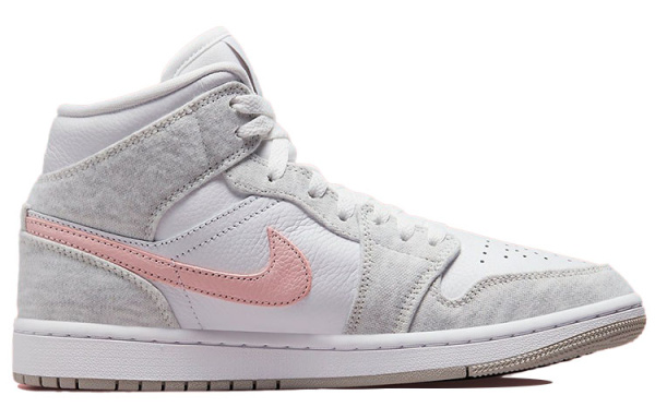 Jordan Air Jordan 1 Винтажные баскетбольные кроссовки MID Топ Женские