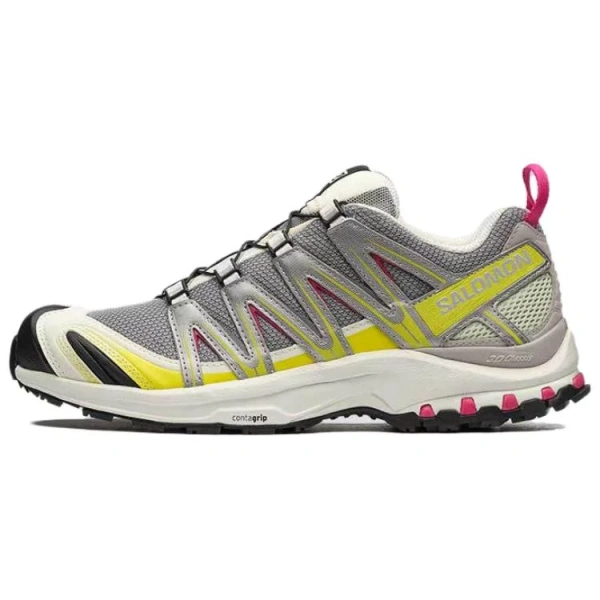 SALOMON XA Pro 3D ADV Cushioned Anti-Slip Wear-Resistant And Water-Resistant Low-Top Outdoor Shoes Unisex Shark Gray