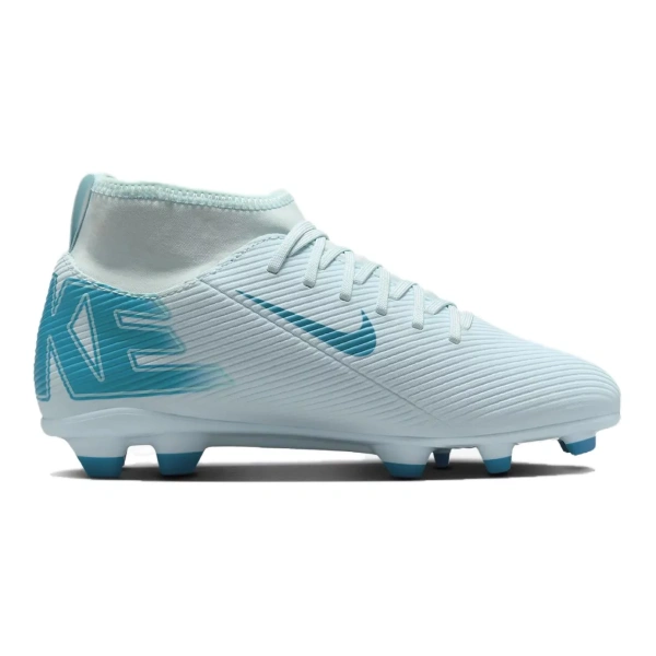 Nike Mercurial Superfly 10 Anti Slip Wear Resistant Mid Top Kids' Soccer Shoes Blue Kids'