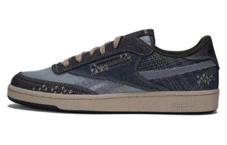 reebok Club C Series Кроссовки для скейтбординга Низкие Серые Унисекс