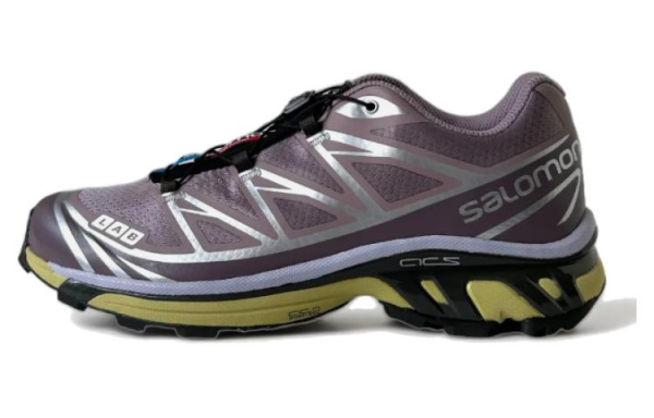 SALOMON XT 6 Амортизаторы Slip-resistant устойчивые к истиранию легкие низкий топ уличная обувь унисекс цвет румяный
