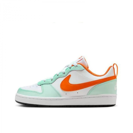 Nike Court Borough Low 2 Mint Foam Safety Orange GS