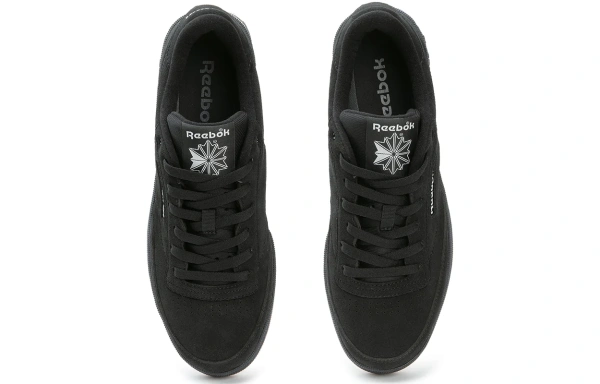 reebok CLUB C 85 W+ Кроссовки для скейтбординга Низкие Черные Унисекс