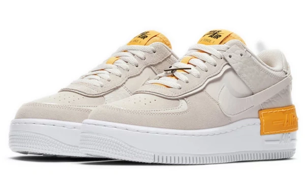 Nike Air Force 1 Low Shadow Vast Grey Laser Orange Women's