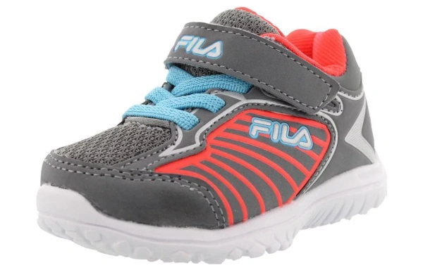 FILA KIDS Cushioning Wear-Resistant Kids Lifestyle Shoes Gray Teenagers