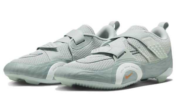 NIKE SuperRep Велосипедные кроссовки Низкие Свет Серебряный/Железно-серый/Гора Белый/Ярко-оранжевый Мужские