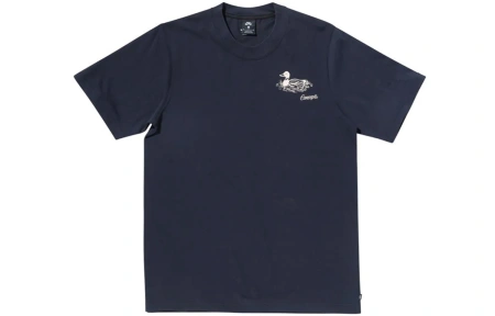 NIKE Темно-синие Мужские футболки