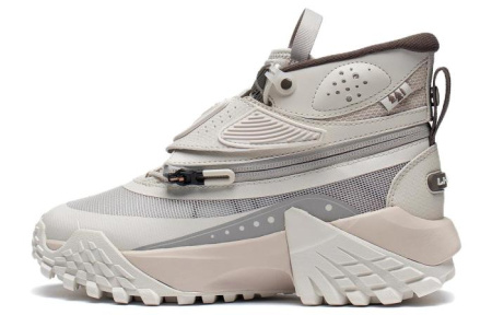 LINING CF Lin Chuan Амортизация Противоскользящий Высокий Отскок Высокий Топ Спортивная Повседневная Обувь Женская Белая