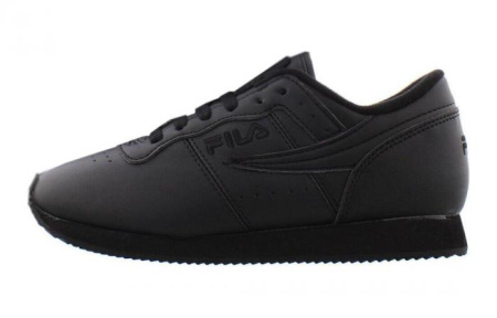 FILA KIDS Machu Anti-Kick Cushioning Low-Top Kids Lifestyle Shoes Black Kids'