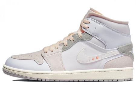 JORDAN 1 Mid Se Craft Inside Out White Grey