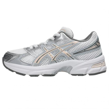 Asics Gel 1130 Slip Resistant Cushioning Low Top Kids Lifestyle Shoes White/Pearl Pink Kids'