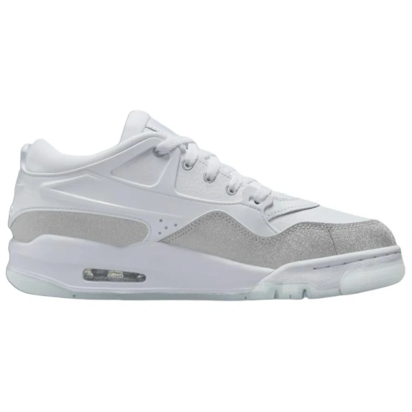JORDAN 4 Rm White Metallic Silver Women's