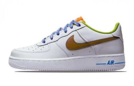 Nike Air Force 1 Low LV8 White Magma Orange GS