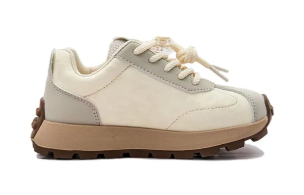 KAPPA KIDS Slip Resistant Low Top Kids Lifestyle Shoes Beige Orange Kids