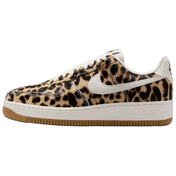 Nike Air Force 1 Anti Slip Wear Resistant Low Top Skateboard Shoes Women's Brown Black