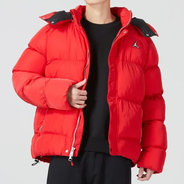 JORDAN Puffer Jackets Men Red