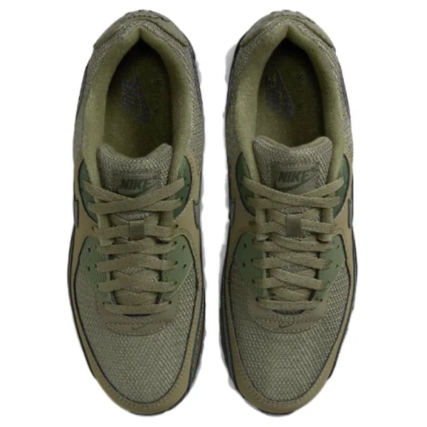 Nike Air Max 90 Anti Slip Wear Resistant Low Top Running Shoes Men's Green